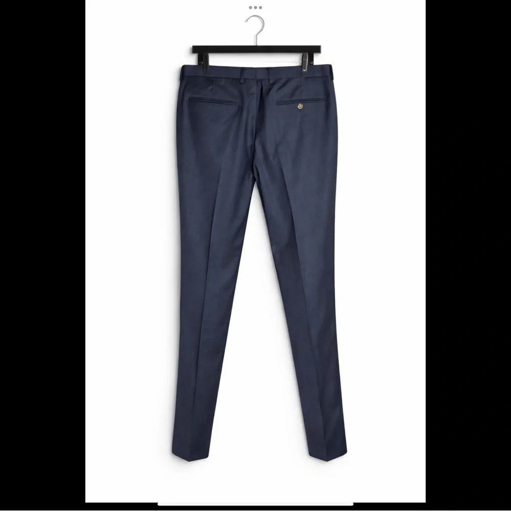 $298 J Crew Thompson Lightweight Wool Suit Pants Navy W34 L32 Tailored DressNWT